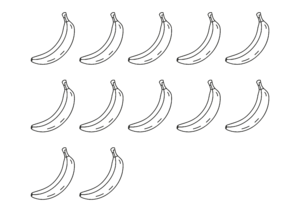 Number knowledge - Banana Outline.png