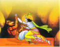 Jambavan and Krishna Fighting.png